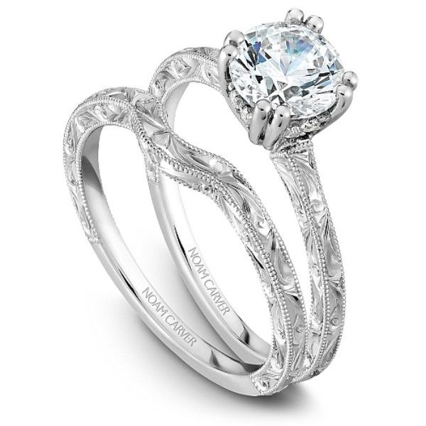 Noam Carver Split Prong Engagment Ring Image 3 Becky Beauchine Kulka Diamonds and Fine Jewelry Okemos, MI