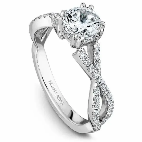 Noam Carver Twist Engagement Ring Image 2 Becky Beauchine Kulka Diamonds and Fine Jewelry Okemos, MI