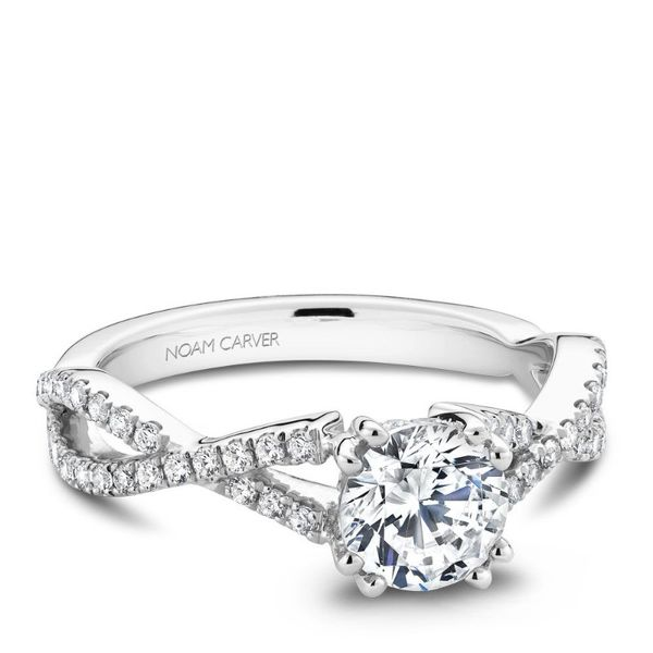 Noam Carver Twist Engagement Ring Becky Beauchine Kulka Diamonds and Fine Jewelry Okemos, MI