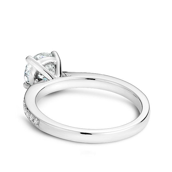 Noam Carver  Engagment Ring with String of Diamonds Image 2 Becky Beauchine Kulka Diamonds and Fine Jewelry Okemos, MI