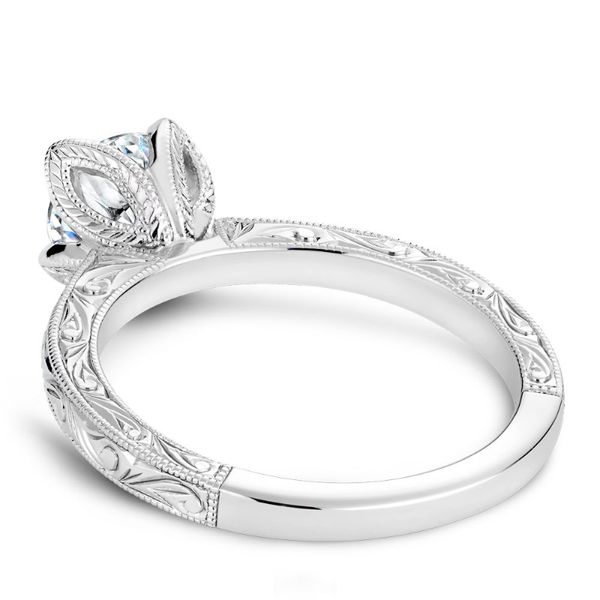 Noam Carver  Solitaire Engagment Ring with Engraving Image 3 Becky Beauchine Kulka Diamonds and Fine Jewelry Okemos, MI