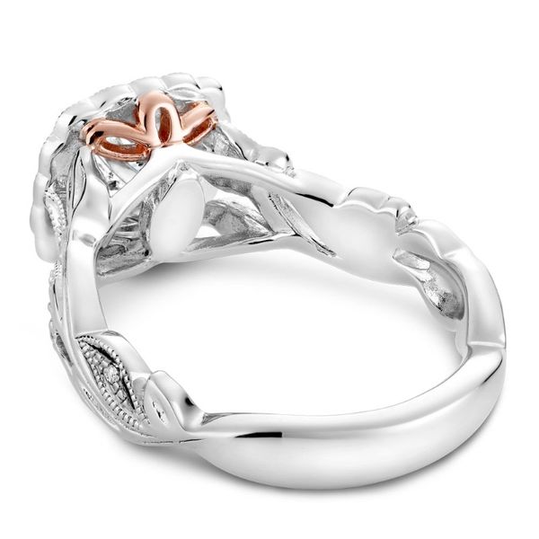Noam Carver Twist  Halo Engagement Ring Image 3 Becky Beauchine Kulka Diamonds and Fine Jewelry Okemos, MI