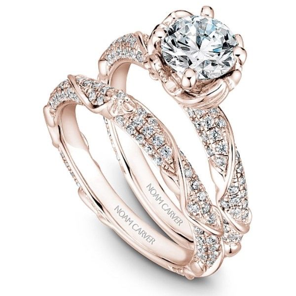 Noam Carver Pave Engagment Ring Image 4 Becky Beauchine Kulka Diamonds and Fine Jewelry Okemos, MI