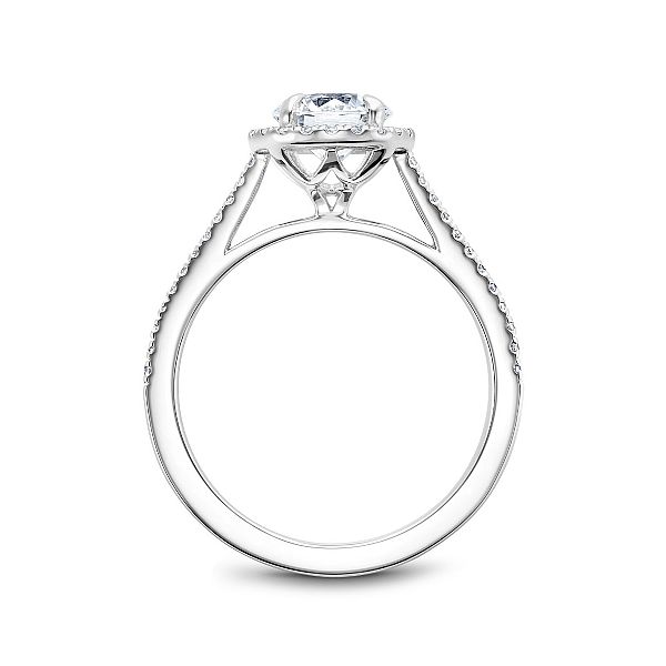 Noam Carver Round Halo Engagement Ring Image 2 Becky Beauchine Kulka Diamonds and Fine Jewelry Okemos, MI