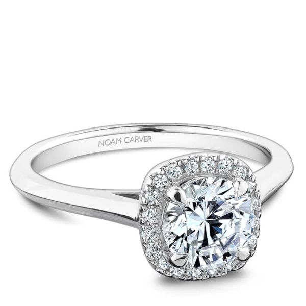 1.0ct Halo Engagement Ring Becky Beauchine Kulka Diamonds and Fine Jewelry Okemos, MI