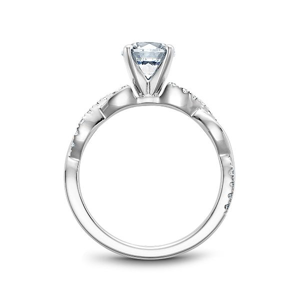 Noam Carver Twist Engagement Ring Image 2 Becky Beauchine Kulka Diamonds and Fine Jewelry Okemos, MI