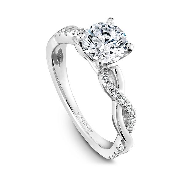 Noam Carver Twist Engagement Ring Image 3 Becky Beauchine Kulka Diamonds and Fine Jewelry Okemos, MI