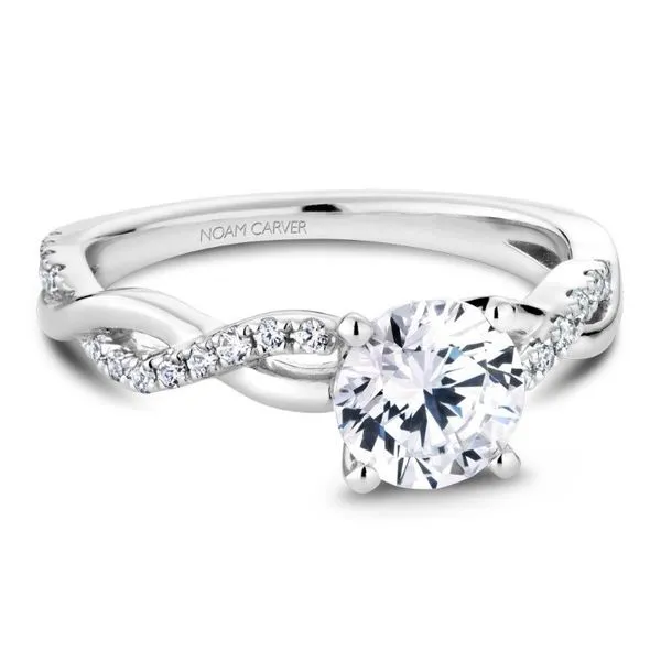 Noam Carver Twist Engagement Ring Becky Beauchine Kulka Diamonds and Fine Jewelry Okemos, MI