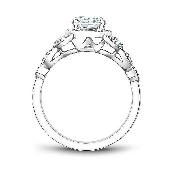 Noam Carver Leaf Design Engagement Ring Image 2 Becky Beauchine Kulka Diamonds and Fine Jewelry Okemos, MI