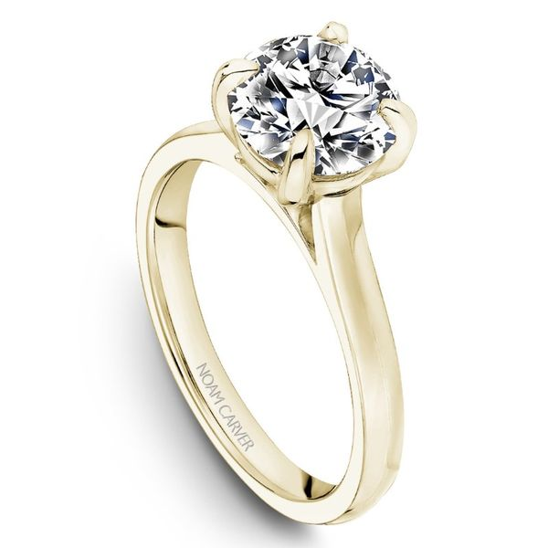 Noam Carver Solitaire Engagement Ring Image 3 Becky Beauchine Kulka Diamonds and Fine Jewelry Okemos, MI