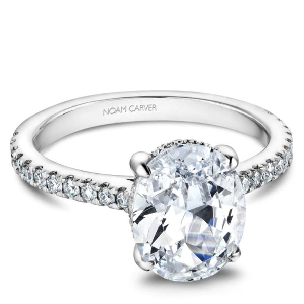 Noam Carver Oval Engagement Ring. Becky Beauchine Kulka Diamonds and Fine Jewelry Okemos, MI