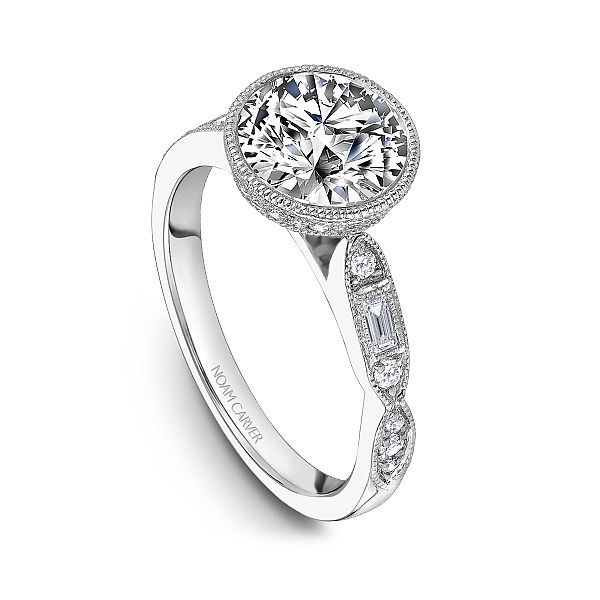 Noam Carver Bezel Set Engagement Ring Image 3 Becky Beauchine Kulka Diamonds and Fine Jewelry Okemos, MI