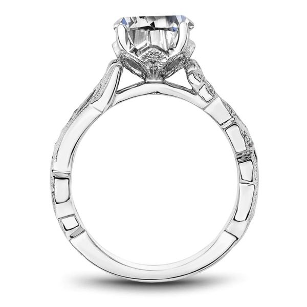 Noam Carver Leaf Design Engagement Ring Image 2 Becky Beauchine Kulka Diamonds and Fine Jewelry Okemos, MI