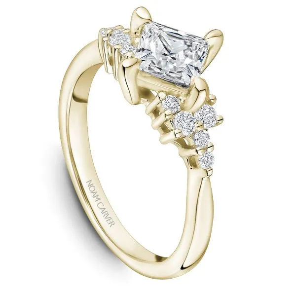Noam Carver Princess Cut Engagement Ring Image 2 Becky Beauchine Kulka Diamonds and Fine Jewelry Okemos, MI