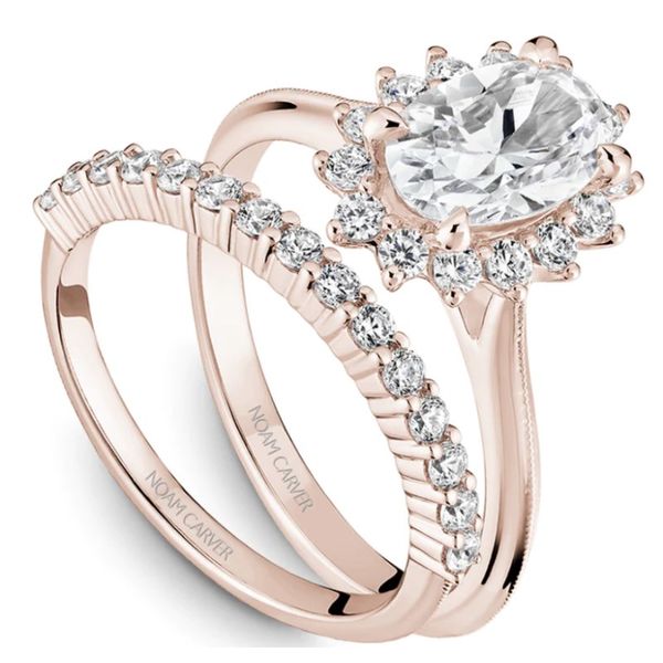 Noam Carver Oval Halo Engagement Ring Image 4 Becky Beauchine Kulka Diamonds and Fine Jewelry Okemos, MI