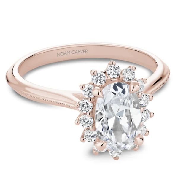 Oval Halo Engagement Ring Becky Beauchine Kulka Diamonds and Fine Jewelry Okemos, MI