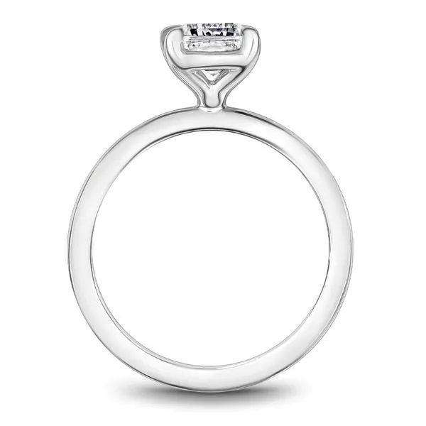 Noam Carver Emerald Cut Solitaire Engagement Ring Image 3 Becky Beauchine Kulka Diamonds and Fine Jewelry Okemos, MI