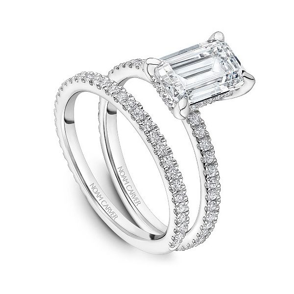 Noam Carver Emerald Cut Engagement Ring Image 4 Becky Beauchine Kulka Diamonds and Fine Jewelry Okemos, MI