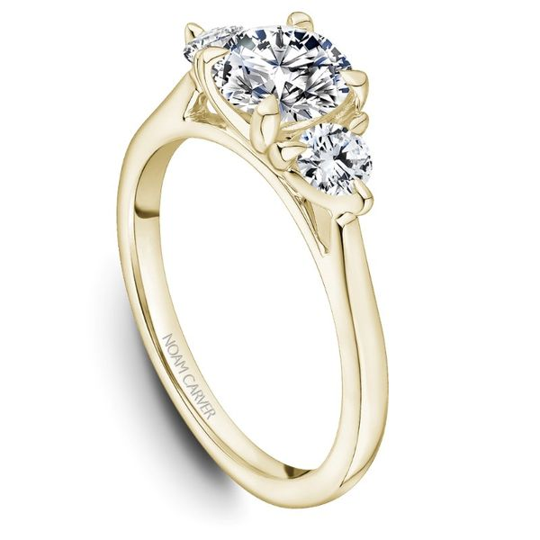 Noam Carver Three Stone Engagement Ring Image 2 Becky Beauchine Kulka Diamonds and Fine Jewelry Okemos, MI
