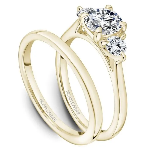 Noam Carver Three Stone Engagement Ring Image 4 Becky Beauchine Kulka Diamonds and Fine Jewelry Okemos, MI