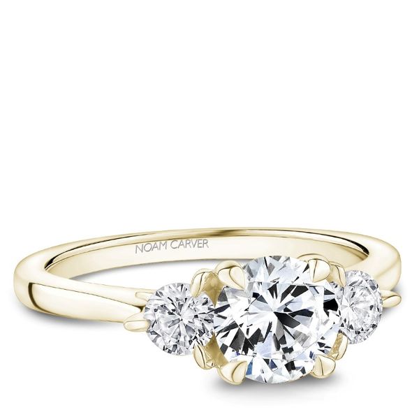 Noam Carver Three Stone Engagement Ring Becky Beauchine Kulka Diamonds and Fine Jewelry Okemos, MI