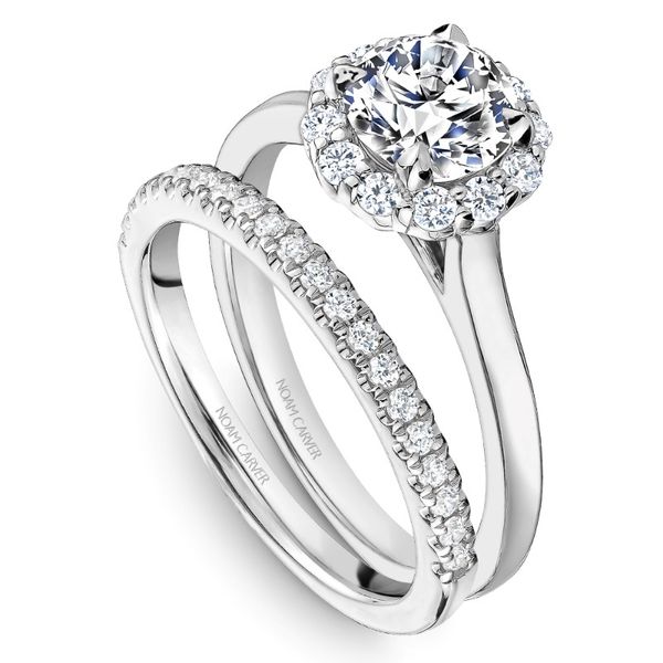 Noam Carver Round Halo Engagement Ring Image 4 Becky Beauchine Kulka Diamonds and Fine Jewelry Okemos, MI