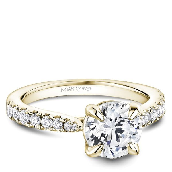 Noam Carver Round Engagement Ring Becky Beauchine Kulka Diamonds and Fine Jewelry Okemos, MI