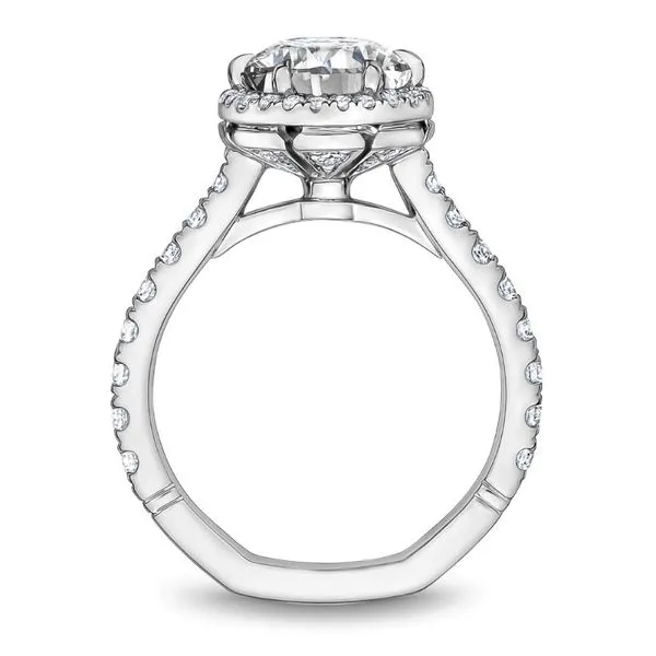 Noam Carver  Round Halo Engagement Ring Image 3 Becky Beauchine Kulka Diamonds and Fine Jewelry Okemos, MI