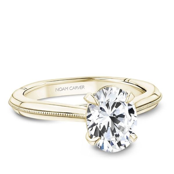 Noam Carver Oval Solitaire Engagement Ring Becky Beauchine Kulka Diamonds and Fine Jewelry Okemos, MI