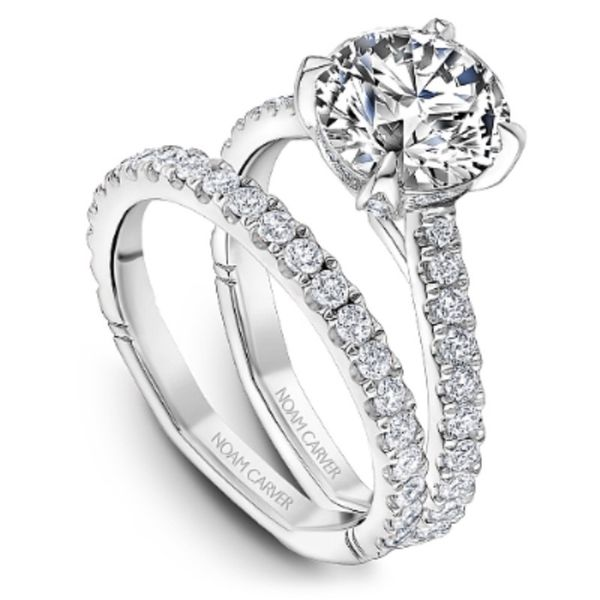 Noam Carver Round Hidden Halo Engagement Ring Image 4 Becky Beauchine Kulka Diamonds and Fine Jewelry Okemos, MI