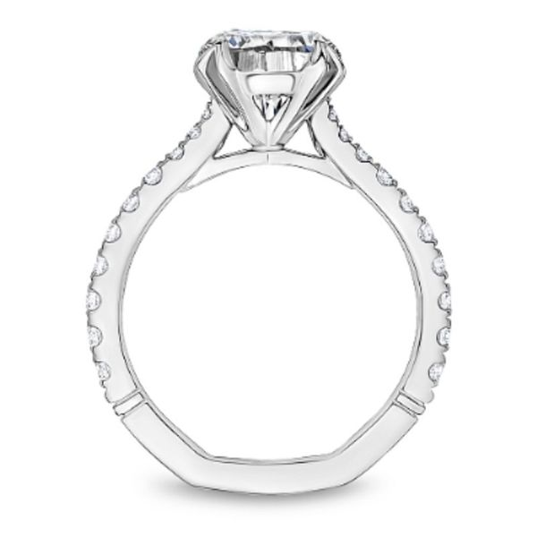 Noam Carver Split Prong Round Engagement Ring Image 2 Becky Beauchine Kulka Diamonds and Fine Jewelry Okemos, MI