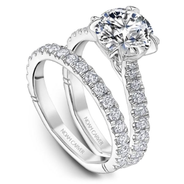 Noam Carver Split Prong Round Engagement Ring Image 4 Becky Beauchine Kulka Diamonds and Fine Jewelry Okemos, MI