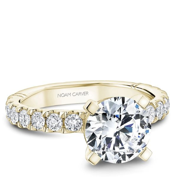 Noam Carver Round Engagement Ring Becky Beauchine Kulka Diamonds and Fine Jewelry Okemos, MI
