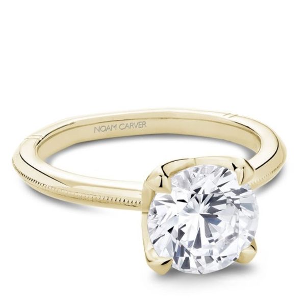 Noam Carver Solitaire Engagement Ring Becky Beauchine Kulka Diamonds and Fine Jewelry Okemos, MI