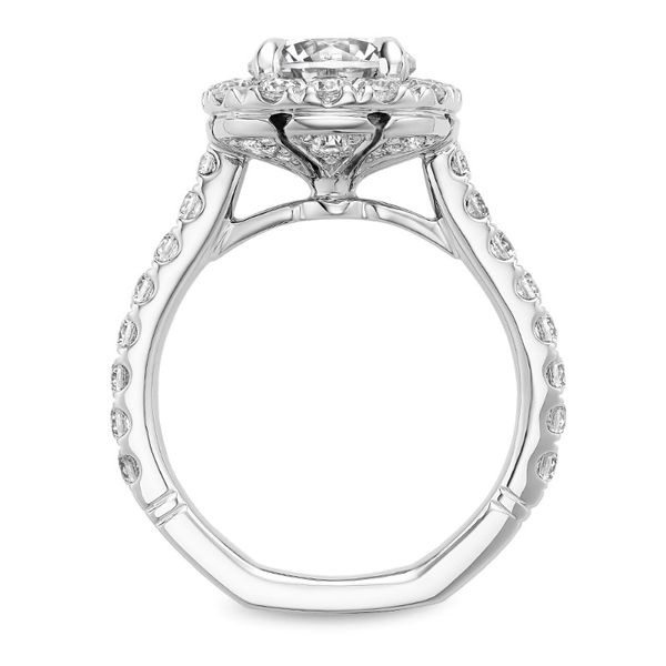 Noam Carver Halo Engagement Ring Image 3 Becky Beauchine Kulka Diamonds and Fine Jewelry Okemos, MI