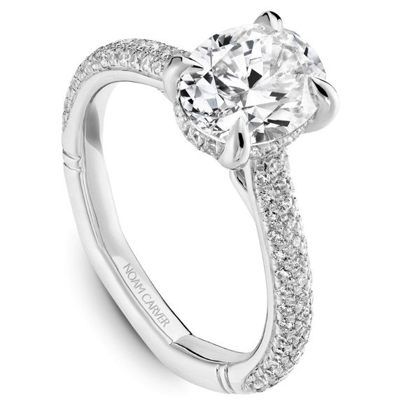 Noam Carver Oval Engagement Ring Image 2 Becky Beauchine Kulka Diamonds and Fine Jewelry Okemos, MI