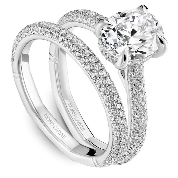 Noam Carver Oval Engagement Ring Image 4 Becky Beauchine Kulka Diamonds and Fine Jewelry Okemos, MI
