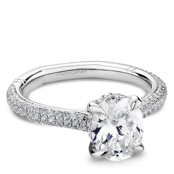 Noam Carver Oval Engagement Ring Becky Beauchine Kulka Diamonds and Fine Jewelry Okemos, MI