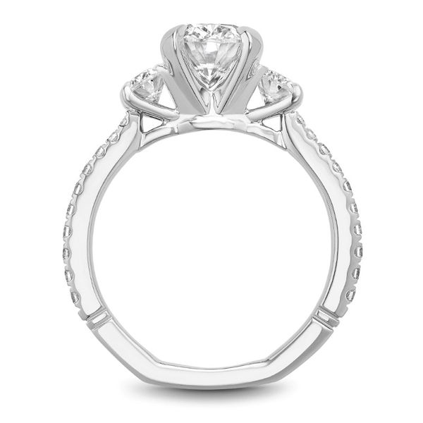 2.0ct Oval 3-Stone Engagement Ring Image 3 Becky Beauchine Kulka Diamonds and Fine Jewelry Okemos, MI