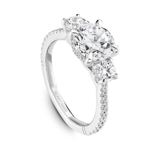Noam Carver 3-Stone Engagement Ring Image 2 Becky Beauchine Kulka Diamonds and Fine Jewelry Okemos, MI