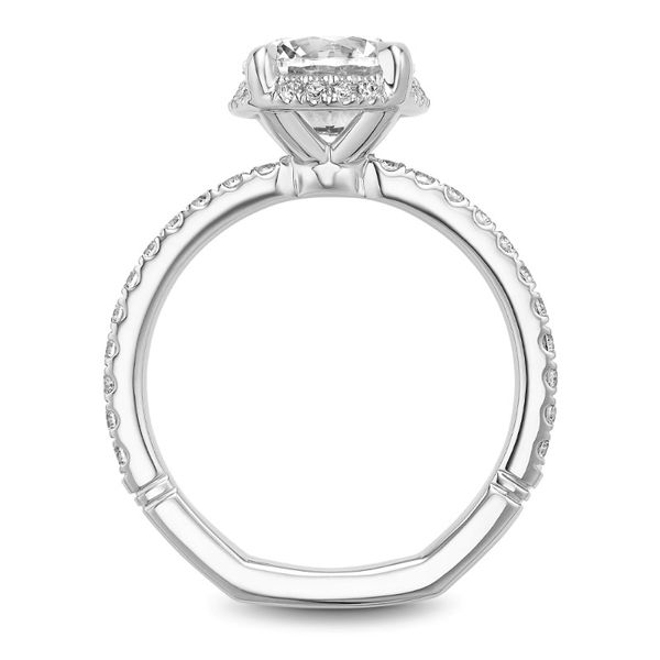 Noam Carver Round Halo Engagement Ring Image 3 Becky Beauchine Kulka Diamonds and Fine Jewelry Okemos, MI