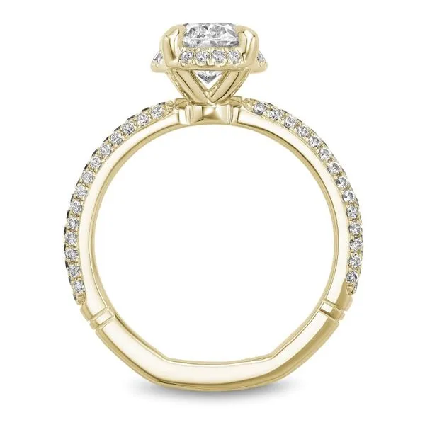 Noam Carver Oval Halo Engagement Ring Image 3 Becky Beauchine Kulka Diamonds and Fine Jewelry Okemos, MI