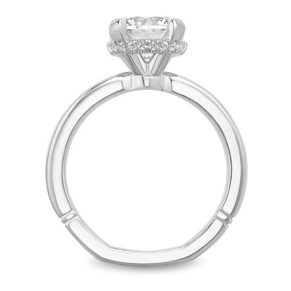 Noam Carver Round Hidden Halo  Engagement Ring Image 3 Becky Beauchine Kulka Diamonds and Fine Jewelry Okemos, MI