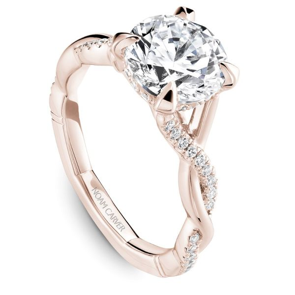 Noam Carver Twist Round Engagement Ring Image 2 Becky Beauchine Kulka Diamonds and Fine Jewelry Okemos, MI