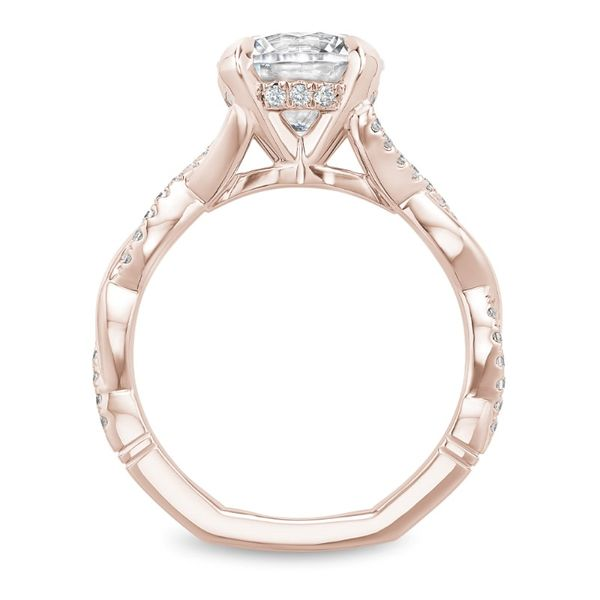 Noam Carver Twist Round Engagement Ring Image 3 Becky Beauchine Kulka Diamonds and Fine Jewelry Okemos, MI
