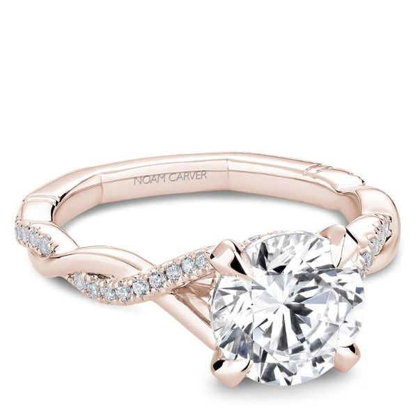 Noam Carver Twist Round Engagement Ring Becky Beauchine Kulka Diamonds and Fine Jewelry Okemos, MI
