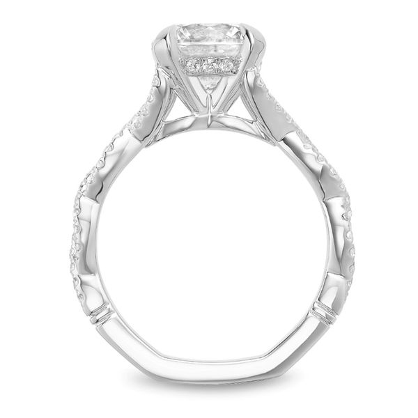 Noam Carver Round Twist Engagement Ring Image 3 Becky Beauchine Kulka Diamonds and Fine Jewelry Okemos, MI