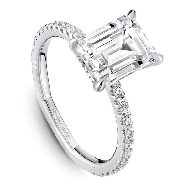 Noam Carver Emerald Engagement Ring Image 2 Becky Beauchine Kulka Diamonds and Fine Jewelry Okemos, MI