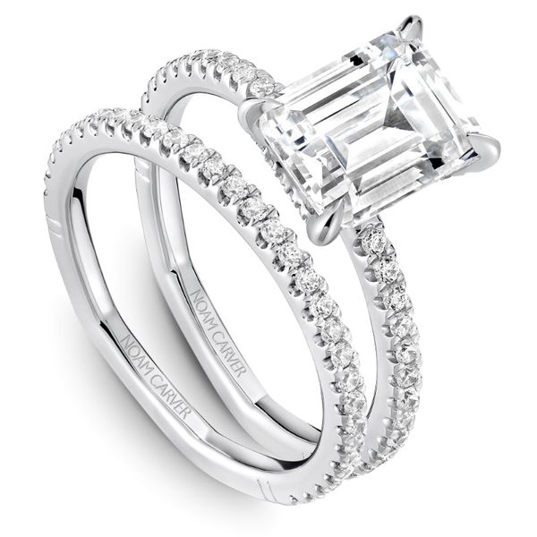 Noam Carver Emerald Cut Engagement Ring Image 4 Becky Beauchine Kulka Diamonds and Fine Jewelry Okemos, MI