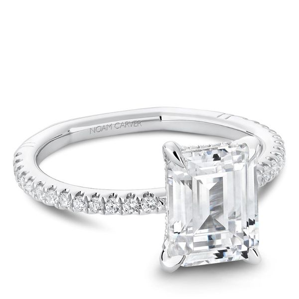 Noam Carver Emerald Cut Engagement Ring Becky Beauchine Kulka Diamonds and Fine Jewelry Okemos, MI